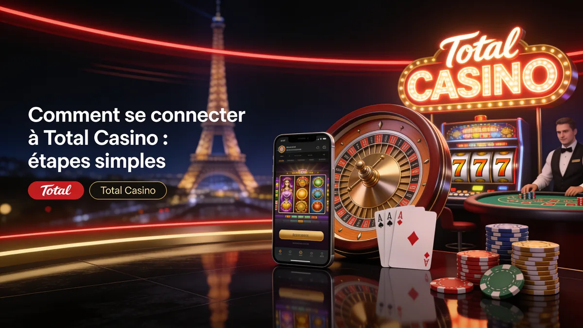 Comment se connecter à Total Casino : étapes simples pour les joueurs en France