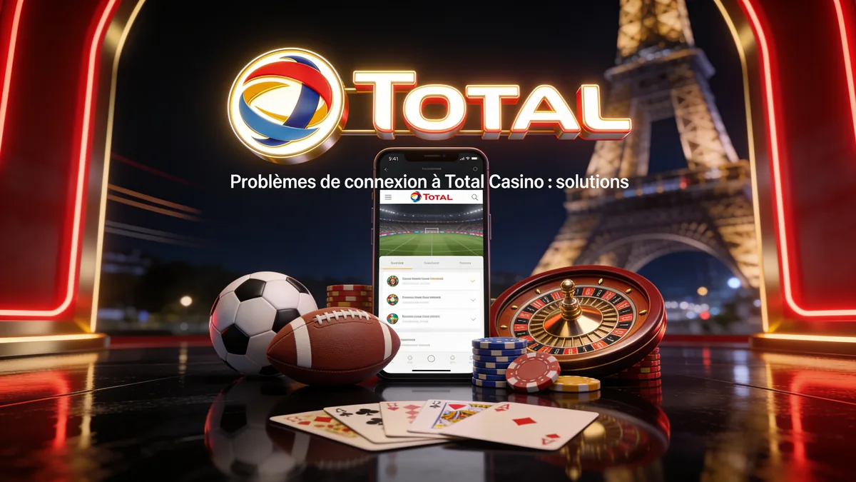 Problèmes de connexion à Total Casino : solutions pour les joueurs en France